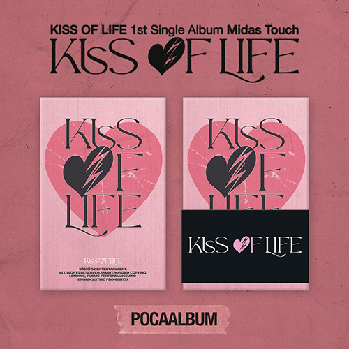 KISS OF LIFE (키스오브라이프) - 1st Single Album : Midas Touch [POCA ALBUM]