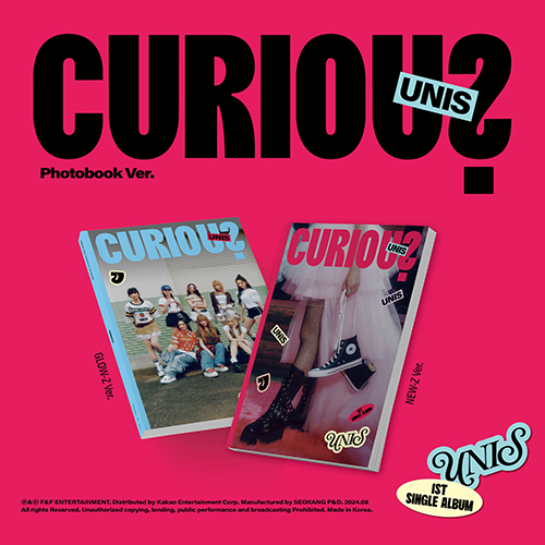 UNIS (유니스) - 싱글앨범 1집 : CURIOUS [Photobook Ver.][2종 중 1종 랜덤 발송]