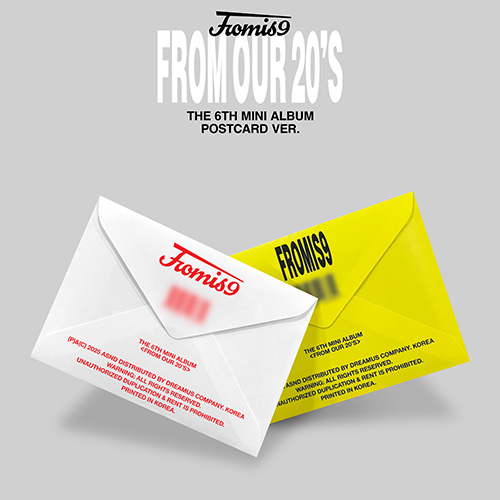 프로미스나인 (fromis_9) - 미니 6집 : From Our 20’s [Postcard Ver.] [2종 SET]