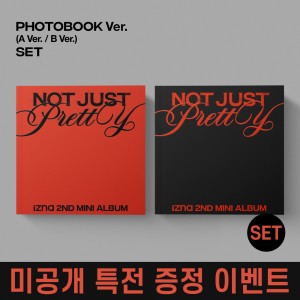 [특전 증정 이벤트] izna (이즈나) - 미니 2집 : Not Just Pretty [PHOTOBOOK Ver.] [커버 2종 SET]