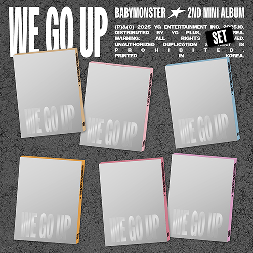 베이비몬스터 (BABYMONSTER) - 2nd MINI ALBUM [WE GO UP] PATTERN Ver. SET