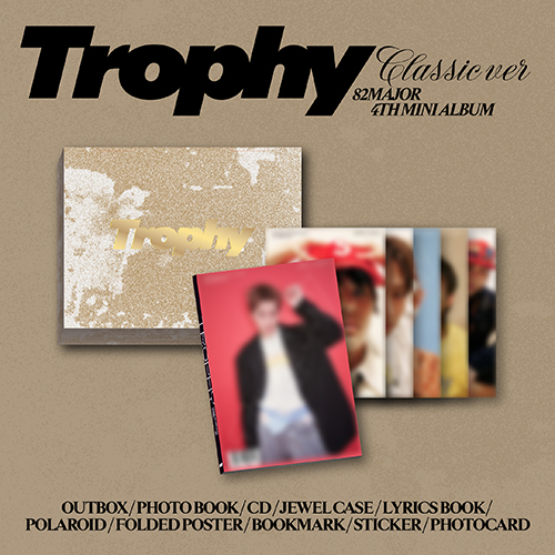 82MAJOR (82메이저) - 미니앨범 4집 : Trophy [Classic ver.]