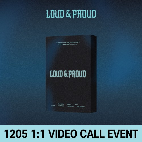 [1205 1:1 영상통화 사인회] 앰퍼샌드원 (AMPERS&ONE) - 미니앨범 3집 : LOUD & PROUD [kiwee ver.][LIMITED EDITION]