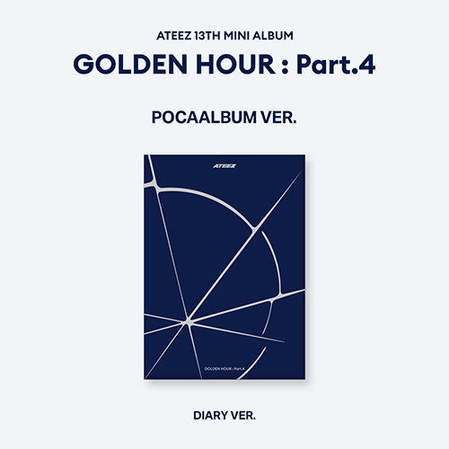 에이티즈 (ATEEZ) - GOLDEN HOUR : Part.4 [POCAALBUM VER.][DIARY VER.]