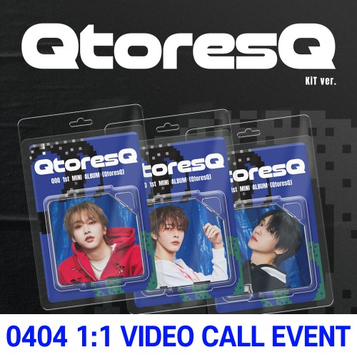 [0404 1:1 영상통화 사인회] 큐큐큐 (QQQ) - QtoresQ [KiT Ver.][3종 중 1종 랜덤 발송]