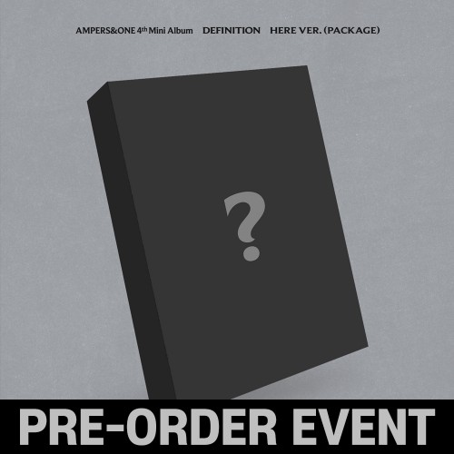 [PRE-ORDER EVENT] 앰퍼샌드원 (AMPERS&ONE) - 미니앨범 4집 : DEFINITION [HERE Ver.]