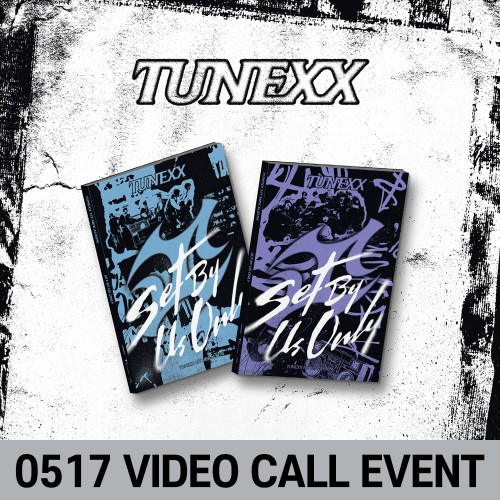 [0517 영상통화 사인회] TUNEXX (튜넥스) - 미니앨범 1집 : SET BY US ONLY [2종 중 1종 랜덤 발송]