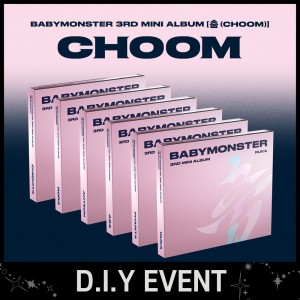 [DIY EVENT][6종 SET] 베이비몬스터 (BABYMONSTER) - 3rd MINI ALBUM [춤 (CHOOM)] Jewel Ver._SET