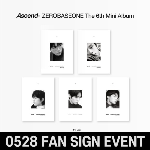 [0528 대면 사인회] ZEROBASEONE - 미니앨범 6집 : Ascend- [11 Ver.][5종 중 1종 랜덤 발송]
