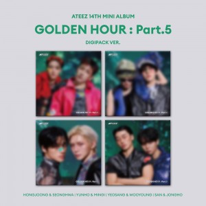 에이티즈 (ATEEZ) - 14TH MINI ALBUM GOLDEN HOUR : Part.5 [DIGIPACK UNIT VER.][4종 중 1종 랜덤 발송]
