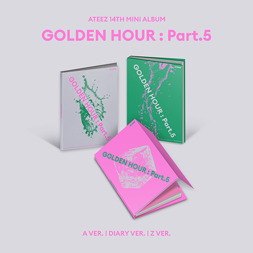 에이티즈 (ATEEZ) - 14TH MINI ALBUM [GOLDEN HOUR : Part.5][3종 SET]