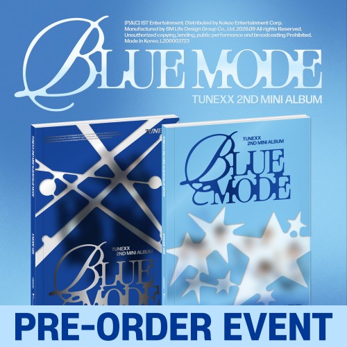 [PRE-ORDER EVENT] TUNEXX (튜넥스) - 미니 2집 [BLUE MODE] (B MODE ver./ X MODE ver.) [버전 2종 중 1종 랜덤 발송]