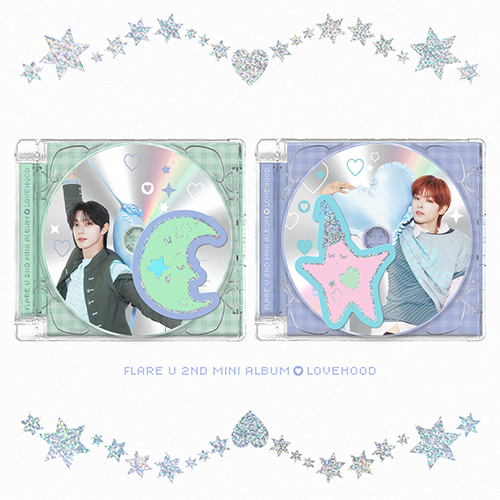 FLARE U (플레어 유) - 미니앨범 2집 : LOVEHOOD [JEWEL CASE ver.][2종 SET]