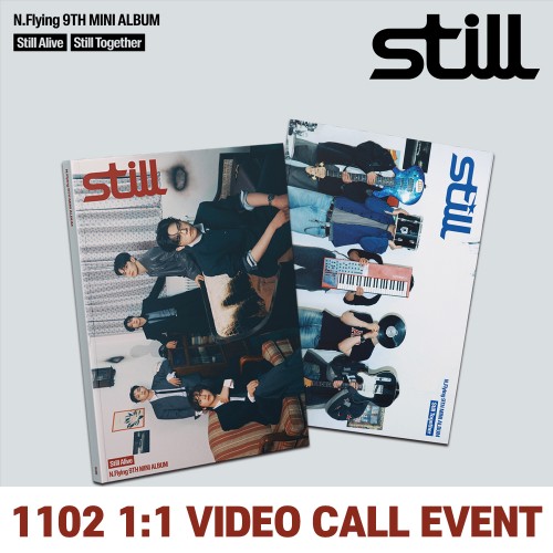 [1102 1:1 영상통화 사인회] 엔플라잉 (N.Flying) - 미니앨범 9집 : Still [Photobook Ver.][2종 중 1종 랜덤 발송]